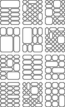 ojo atrapando boleto diseño empleando invertido peinado fusionado con bento cuadrícula geometría vector