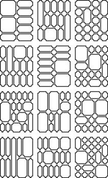 Premium artistic ticket built with refined inverted outline and orderly bento grid method vector