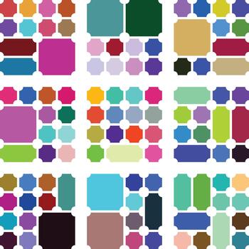 Modern themed ticket designed with subtle inverted configuration and tidy grid alignment vector