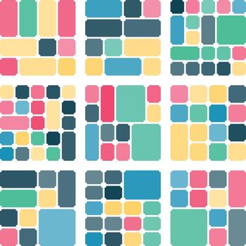 Clean soft toned ticket created with understated inverted elements and thoughtful grid logic vector