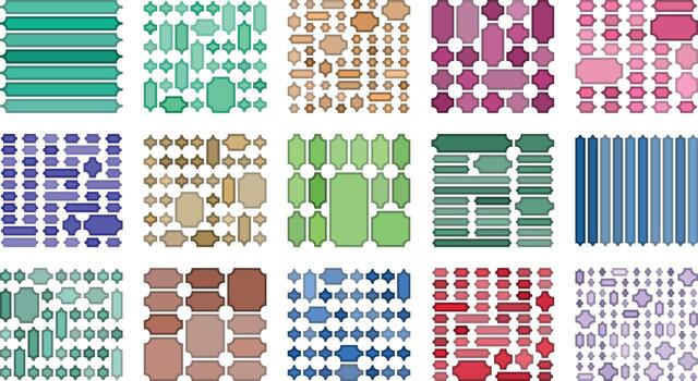Classic inverted ticket design bundle made for visually appealing bento grid setups vector