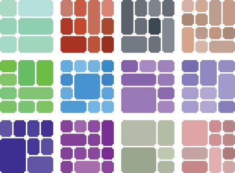 Sleek inverted ticket layout bundle curated for elegant customized bento grid work vector