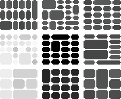 moderno organizado invertido boleto diseño haz formando equilibrado artístico bento rejillas vector