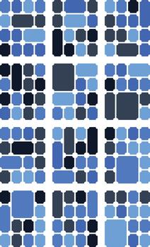 Soft toned inverted ticket design bundle arranged for clean minimalist bento grids vector