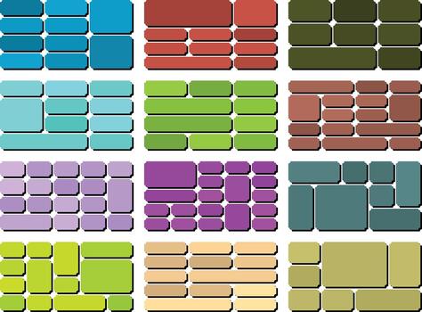 Fresh ticket inverted style bento grid bundle concept ideal for digital branding vector