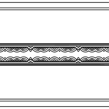 Abstract symmetrical line art pattern with repeating geometric arcs and diamond shapes vector