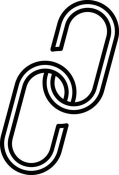 Clickable Web Hyperlink vector