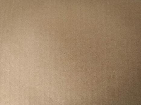 Plain Brown Cardboard Surface with Subtle Horizontal Texture Kraft Paper Background for Packaging and Design Use photo
