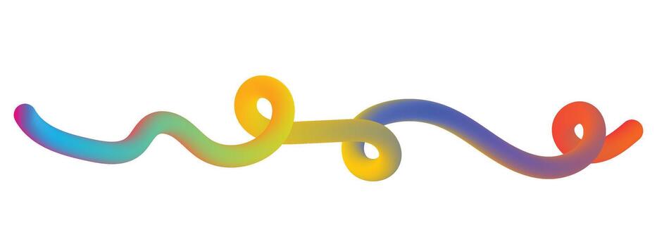 Abstract Gradient Fluid Wavy Swirl Line Element vector