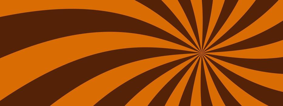 chocolate remolino caramelo modelo con caramelo textura y retro bg. resumen espiral Estallar antecedentes crea vórtice movimiento para dulce diseño. vector