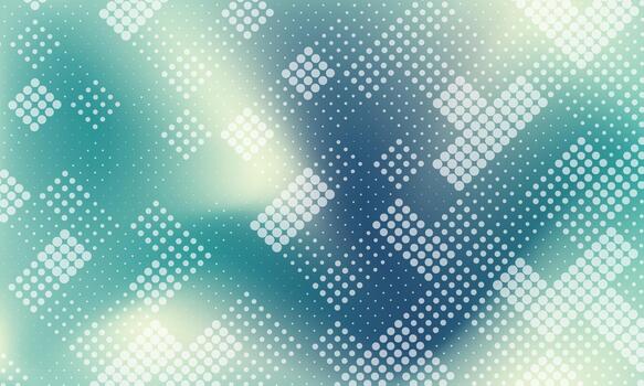 Abstract teal and white geometric pattern background. vector