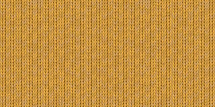 Abstract wool knitted texture mustard color seamless pattern background vector