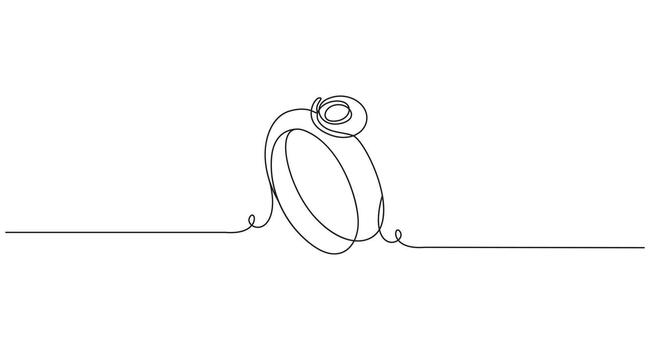 contento proponer día concepto continuo soltero línea Arte , vector