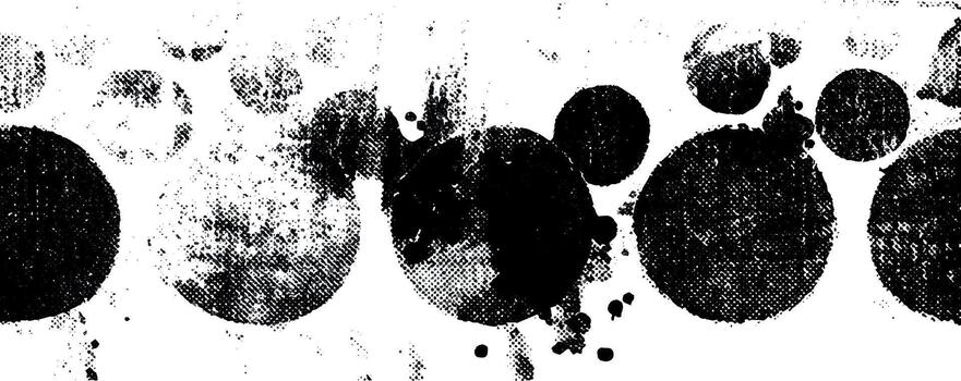grunge tinta circulo textura afligido conjunto vector