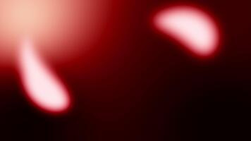 mjuk röd lysande ljus ränder rör på sig långsamt i mörk Plats. abstrakt rörelse bakgrund med slät fläck övergångar och värma energi flöde, idealisk för modern design, sci-fi effekter video
