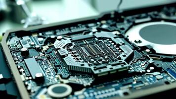 computer CPU spaander bewerker technologie achtergrond video