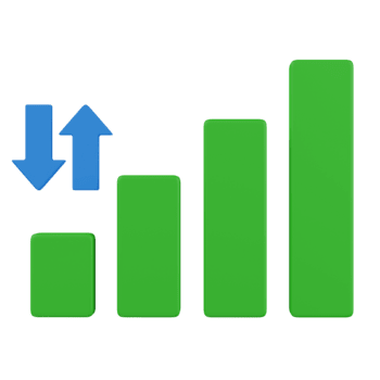 3d hacer red conectividad y datos transmisión visualización icono png