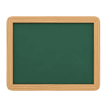 en mångsidig tom grön svarta tavlan med en naturlig trä- ram, erbjudande ett tömma Plats för pedagogisk innehåll, kreativ uttryck, eller Viktig meddelanden i klassrum och inlärning miljöer png