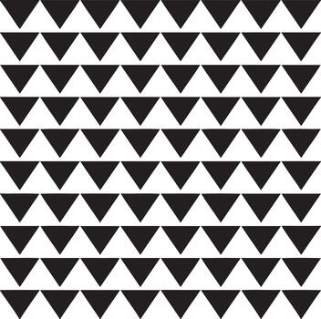 geométrico negro triangulos modelo en blanco antecedentes vector
