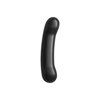 Black Curved Object. Minimalist Design And Abstract Form. Isolated On Transparent Background png