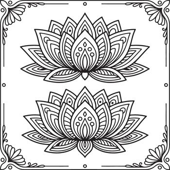 Abstract floral background with decorative patterns and nature elements vector