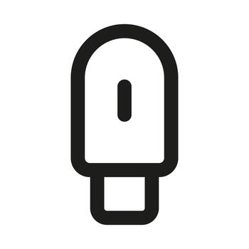 Flash Drive Icon. Modern professional minimal line graphic illustrating data storage, USB device, vector