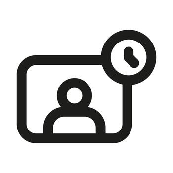 Verified Icon. Modern professional minimal line graphic illustrating authentication, approval, verification, check mark and trusted status vector