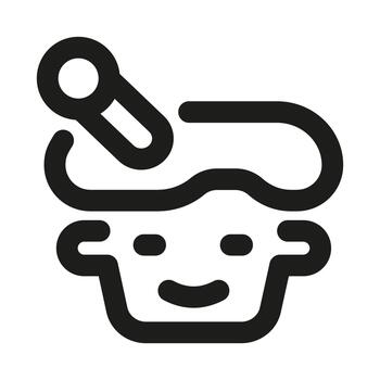 News Reporter Icon. Modern professional minimal line graphic illustrating journalism, media coverage, reporting, press updates and field reporting vector