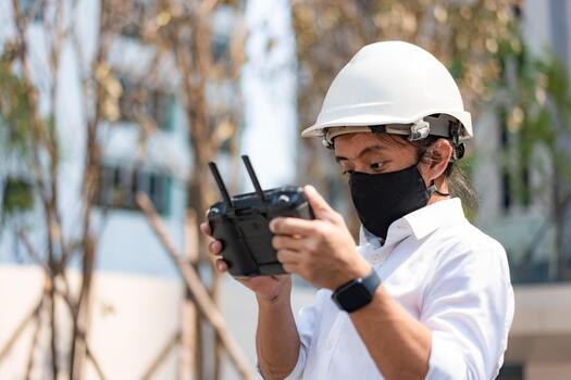 Aerial Precision defines balance between human skill technological accuracy in modern field operations, Innovation and control through the lens of drone technology.b photo