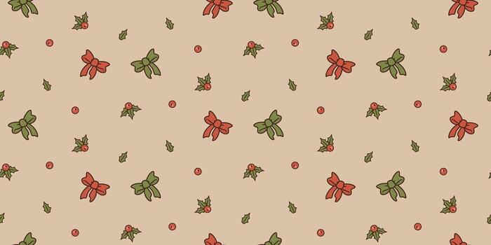 Navidad arco sin costura modelo. sencillo festivo antecedentes para Navidad y contento nuevo año diseño, saludo tarjeta, invitación, envase papel, textil vector