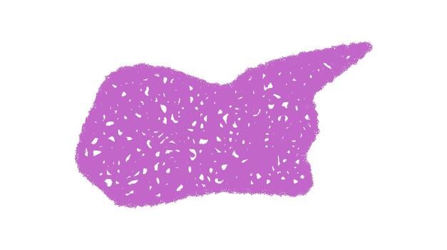 rosado lápiz de color bosquejo con fluido garabato forma formas un único habla globo. charla burbuja capturas mensaje y conversacion como resumen citar en negrita rectángulo gráfico estilo. artístico y juguetón tono vector