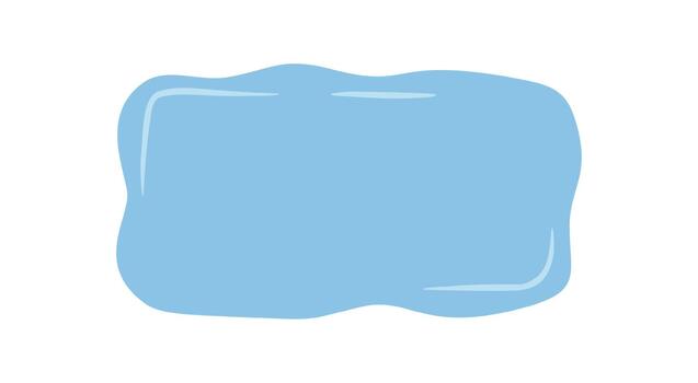 fluido ondulado bandera forma con mano dibujado estilo en resumen azul rectángulo antecedentes. líquido gota ofertas moderno icono para citar o etiqueta, ideal para creativo comunicación y conceptual diseños vector