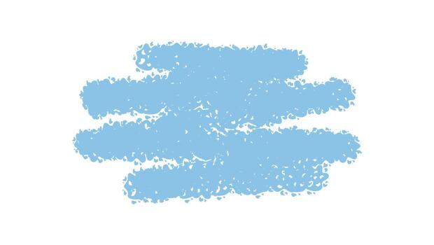 Blue chalk scribble textbox with box shape label and frame. Banner style background with circle highlight creates a hand drawn element. Simple and modern format for creative text or message vector