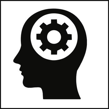 Mind Gears A Conceptual Depiction of Thought, Problem Solving, and Cognitive Processes vector