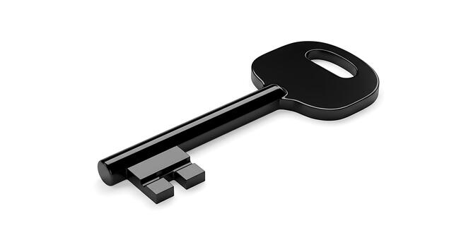 Modern Key Secure Access Unlock Privacy Secret Entry Solution Security photo