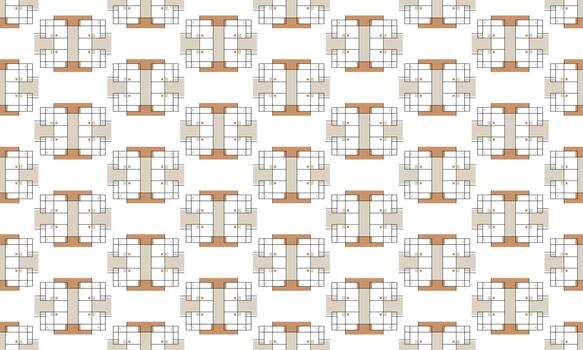 mínimo resumen geométrico modelo para creativo producto y web diseño vector