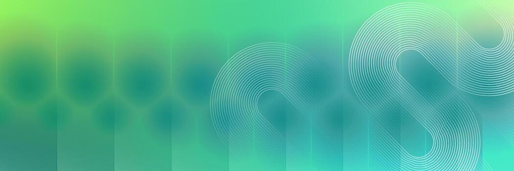 Abstract green with white geometric lines technology digital hi tech concept background vector