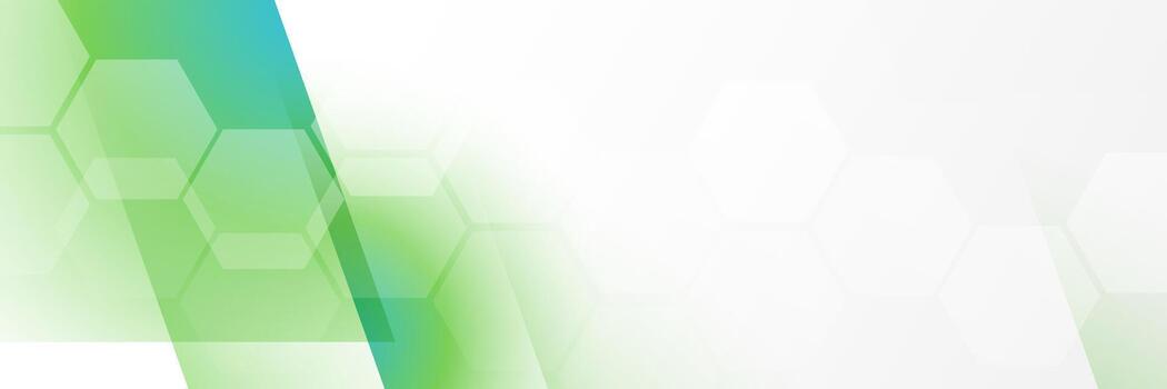 Abstract technology digital hi tech concept with green hexagonal on a white background vector