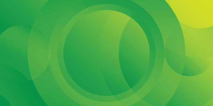 Abstract green background decorative with circles. Dynamic shapes composition with space. Eps10 vector