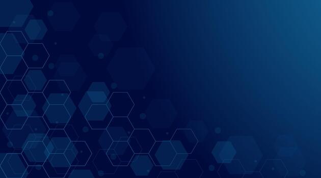 Digital technology background. Abstract hexagons background with lines and dots. Design for science, security and technology. vector