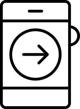 salida dinámica marco concepto vector