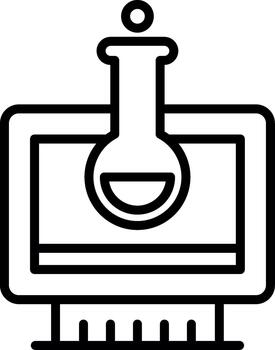 computadora Ciencias creativo icono diseño íconos icono nuevo diseños vectores