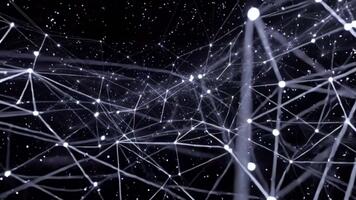 Abstract Network Visualization Futuristic Digital Connectivity, Data Flow, and Technology Concepts video