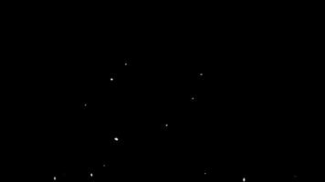 un negro y blanco foto de un avión volador en el cielo video