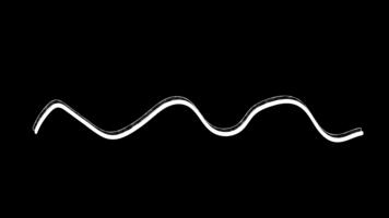 grunge Escribiendo elemento 10 en alfa video