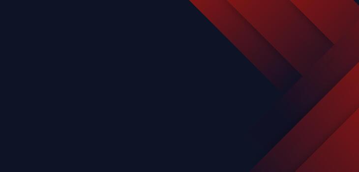 Dark red and blue abstract background with diagonal geometric layers. vector