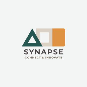 Synapse Abstract Building House Logo Design for Business and Web Concept vector