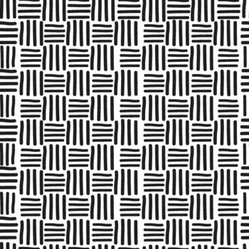 Abstract seamless pattern creating hand drawing lines background vector