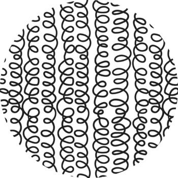 resumen mano dibujado negro Rizado líneas modelo modelo vector