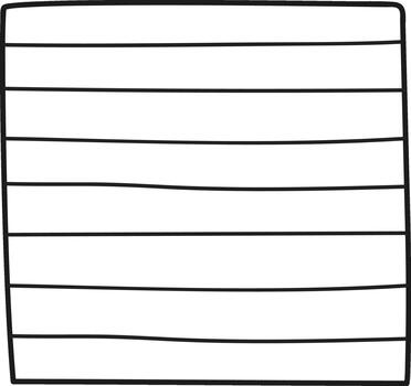 Hand drawing creating lined paper sheet background concept vector